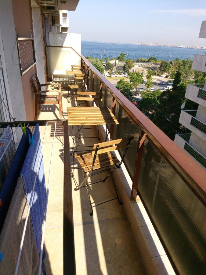 Promenade Apartment With Sea View Салоніки Екстер'єр фото